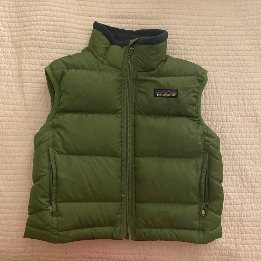 Kids Patagonia goose down winter vest